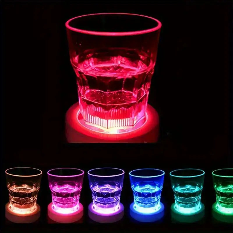 Posavasos elegantes/divertidos LED 🍾🌟