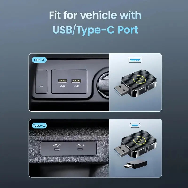 Mini adaptador inalámbrico CarPlay