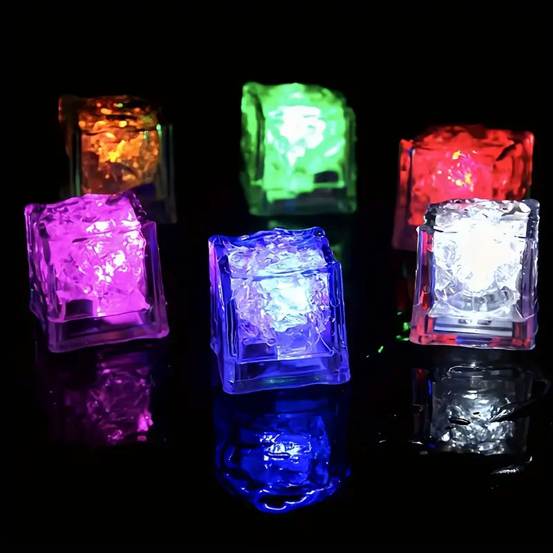 Cubo de hielo LED multicolor