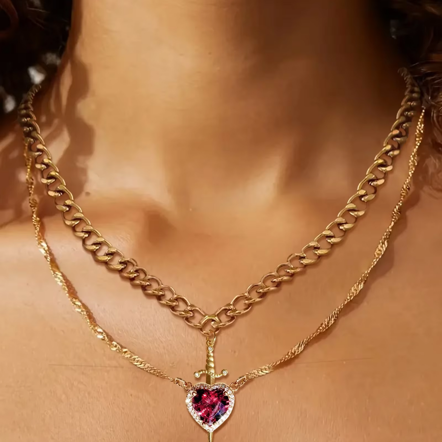 Collares Amor "Flecha en el Corazón"💘