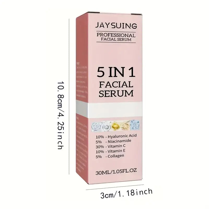 🌟 JAYSUING 5-en-1 Tratamiento Facial de Hidratación 🌟