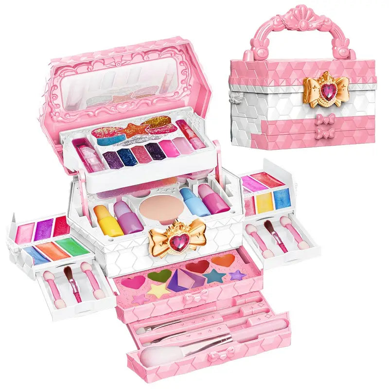 🌟 Kit de Maquillaje para Niña con Tocador Encantador 🌟