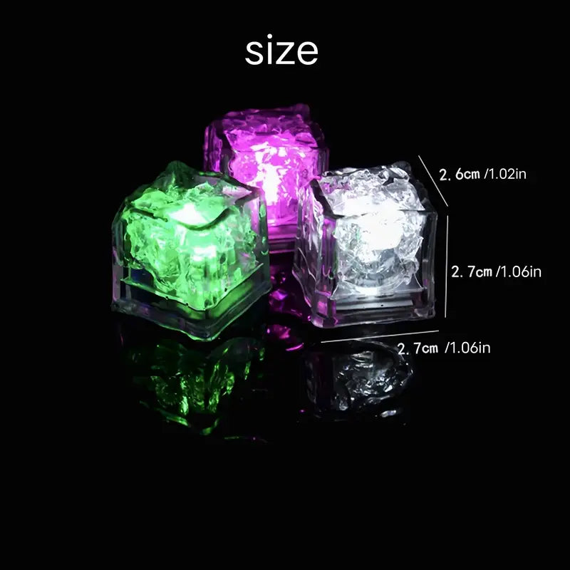 Cubo de hielo LED multicolor