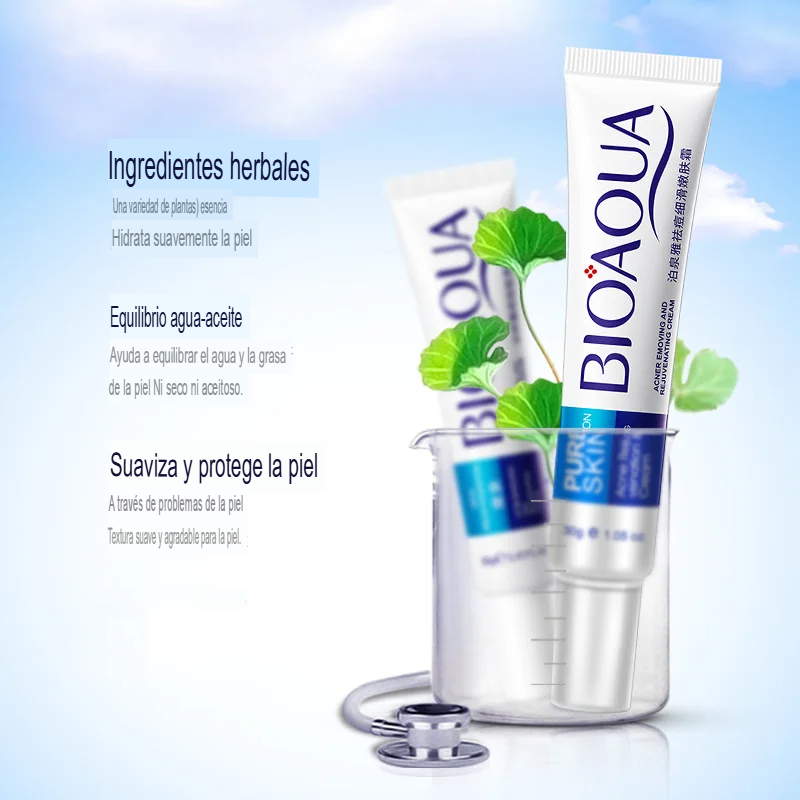 (2X1) Crema Anti Acné "Bioaqua"