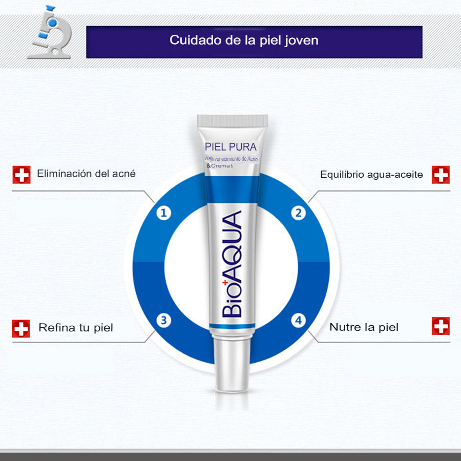 (2X1) Crema Anti Acné "Bioaqua"