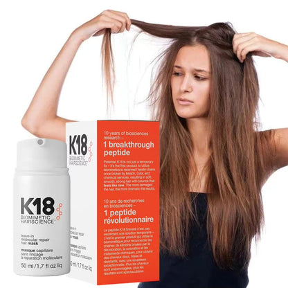 ✨ Mascarilla Reparadora K18 – Cabello Renacido al Instante ✨