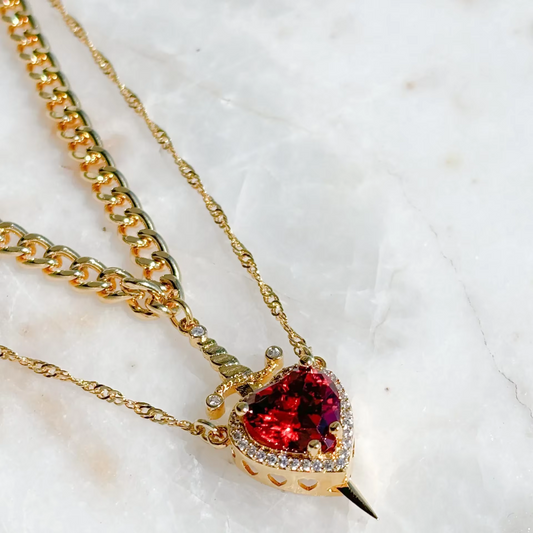 Collares Amor "Flecha en el Corazón"💘