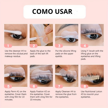 🌸 Kit de Lakerain Lash Lift para Pestañas Radiantes 🌸